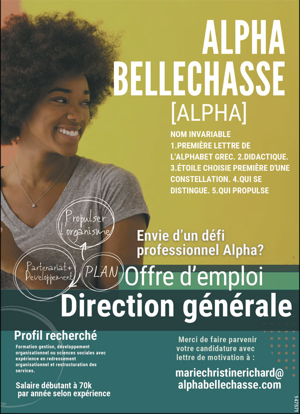 Le journal de Levis > Accueil > Emploiformation > Offres d’emploi