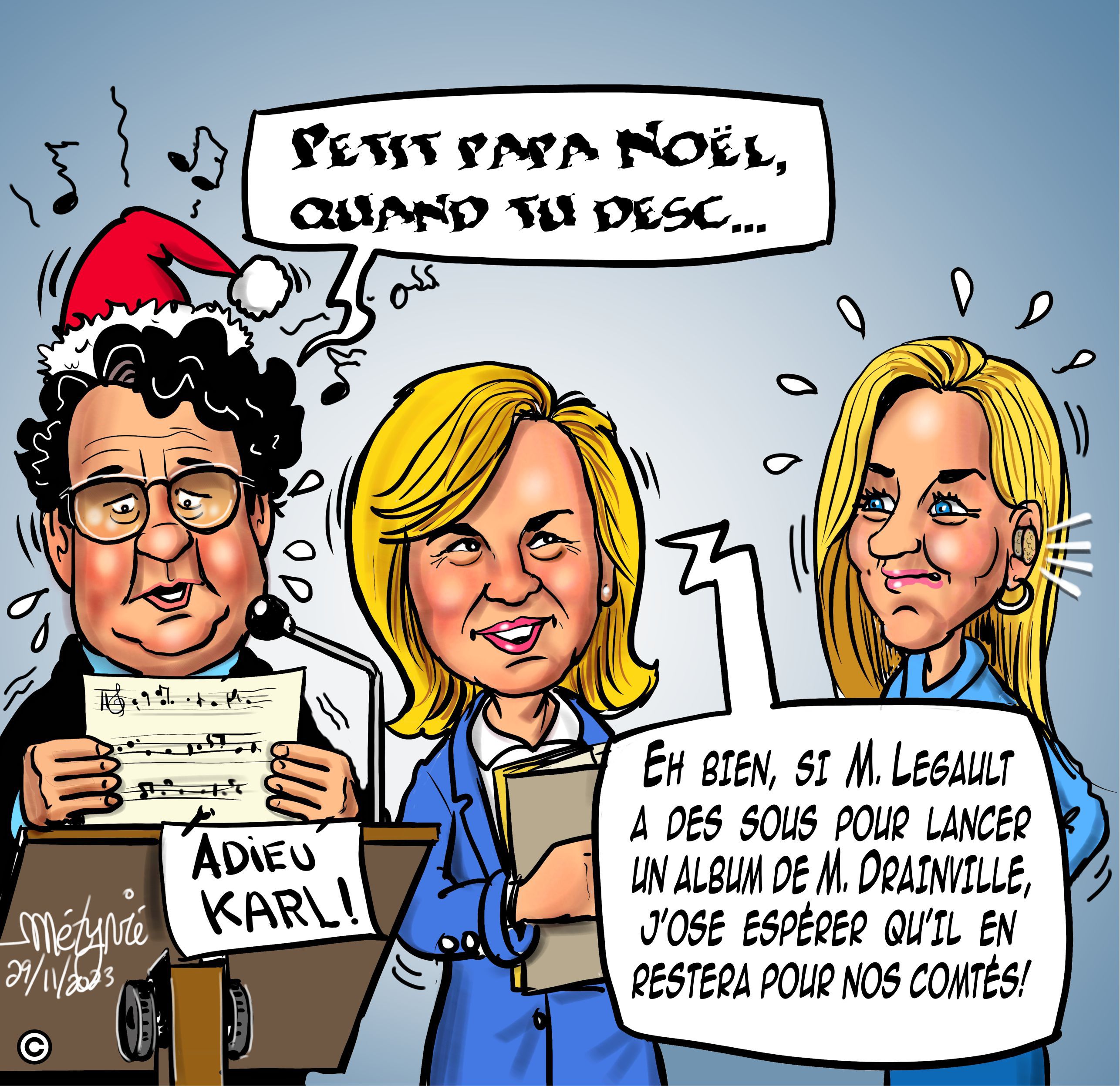 Les députées Biron et Lachance font leurs demandes pour Noël...