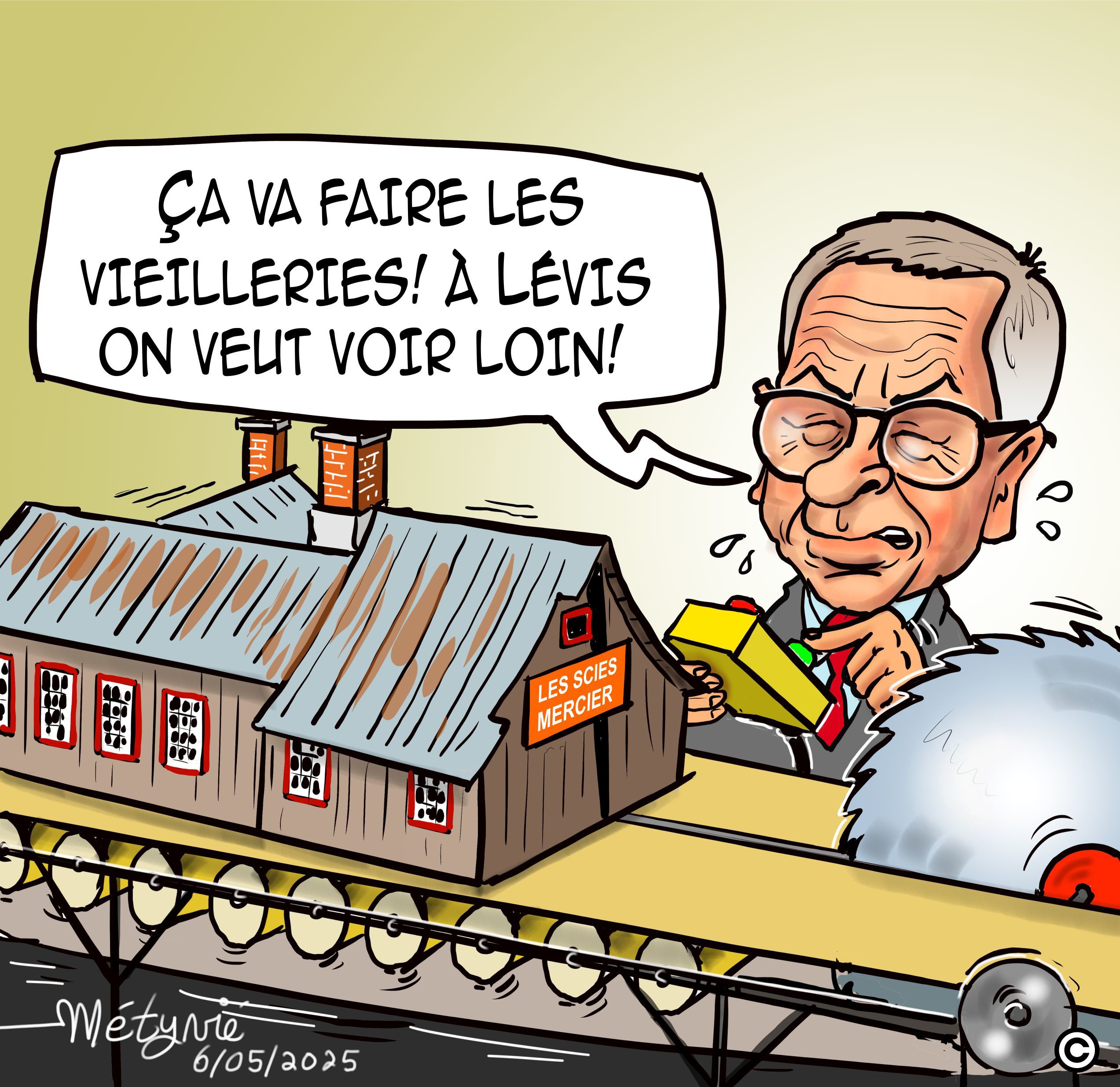 Finalement, les Scies Mercier seront démolies...