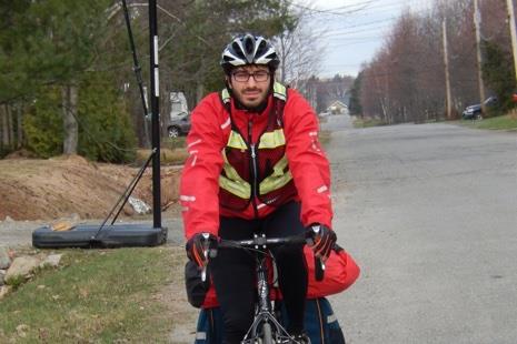 Il traversera le continent à vélo pour Leucan