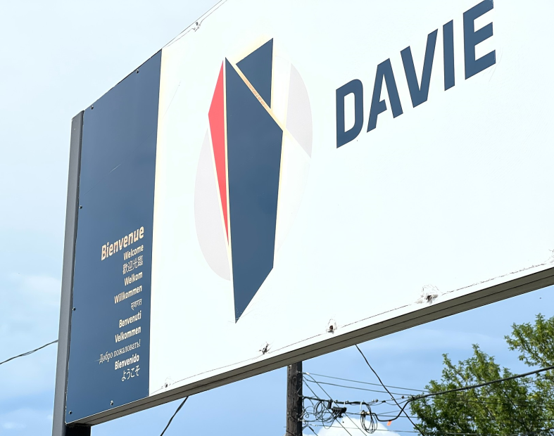 Davie met la main sur un chantier finlandais