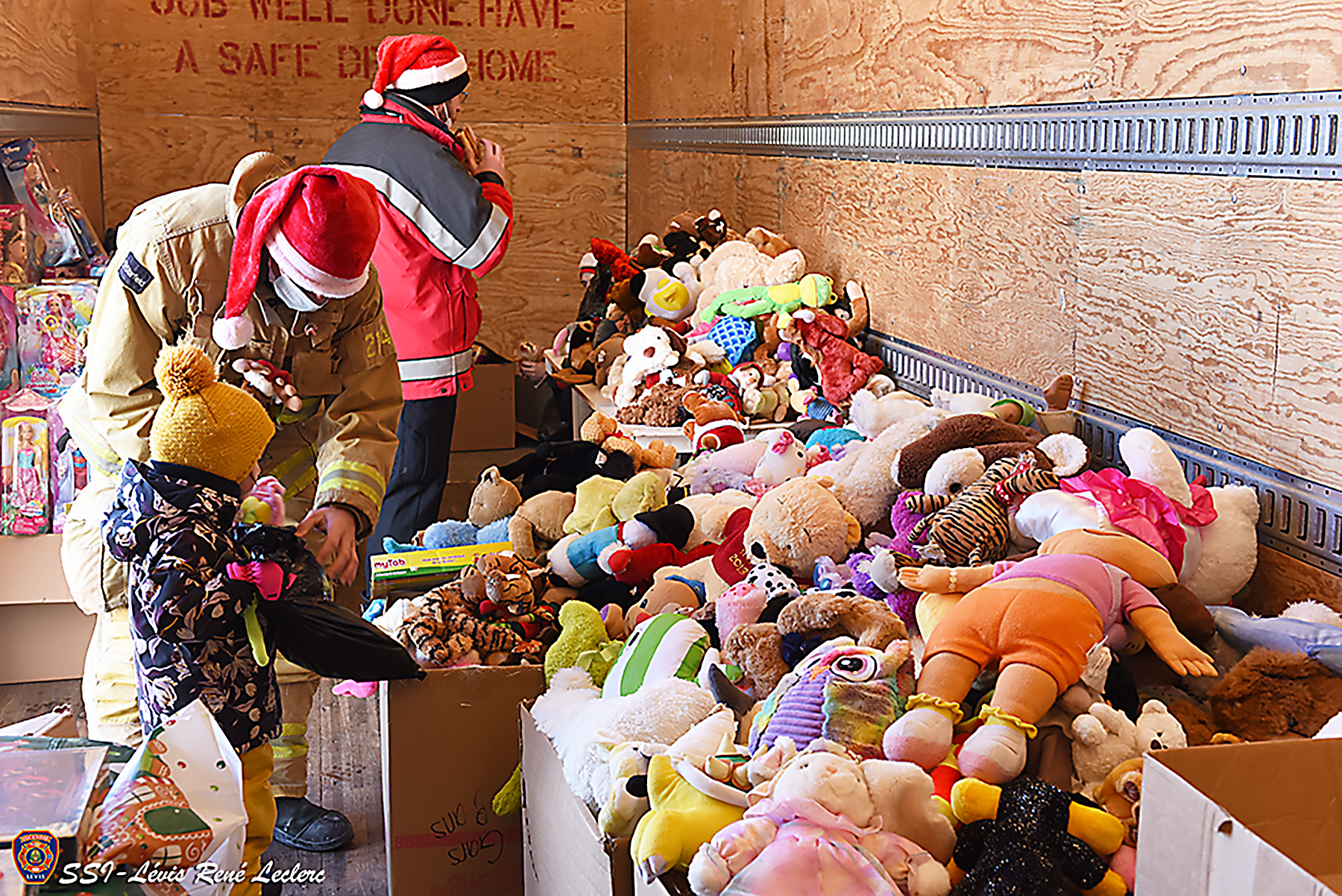 Retour du Noël des pompiers