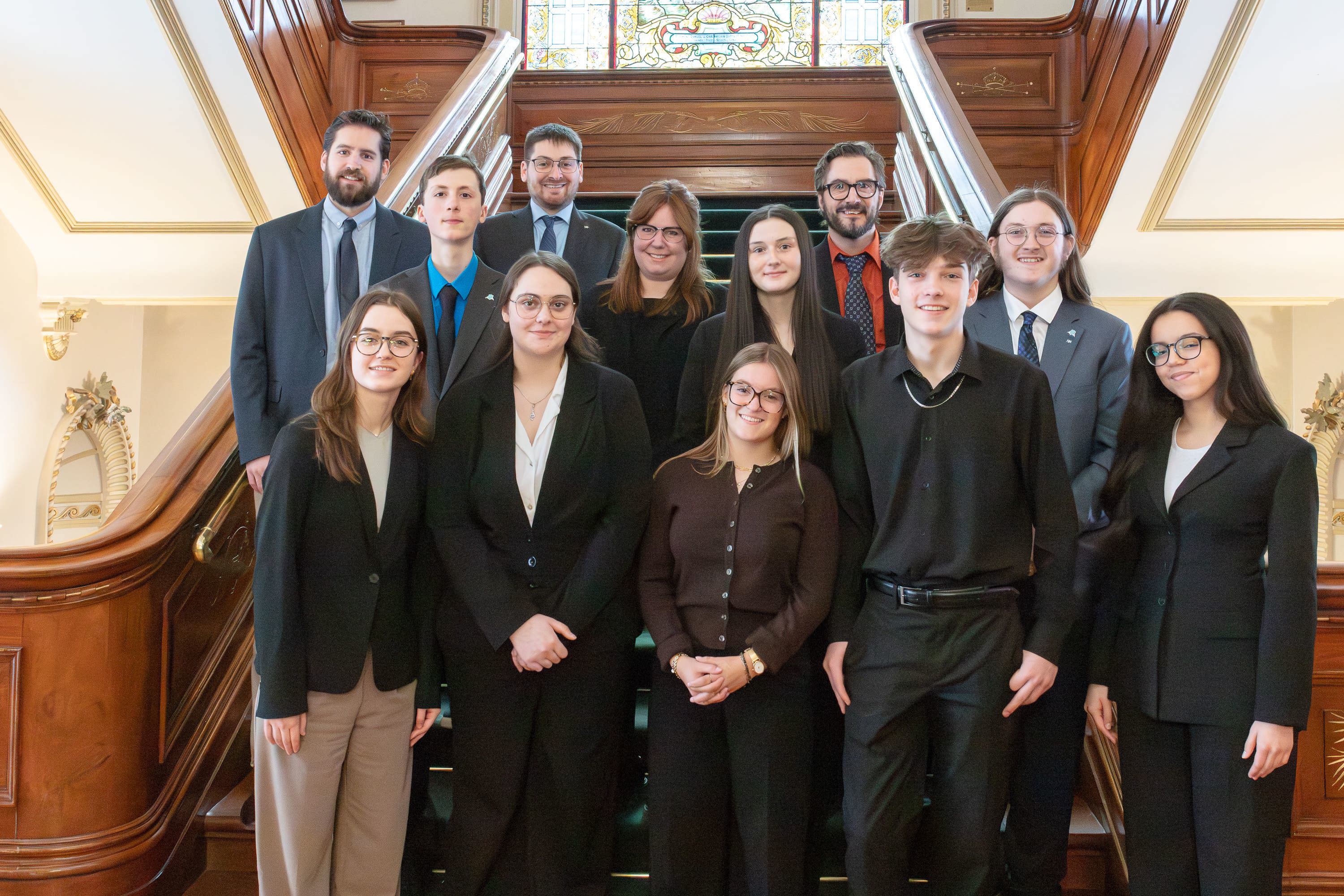 Huit élèves du CSSDN au Parlement des jeunes