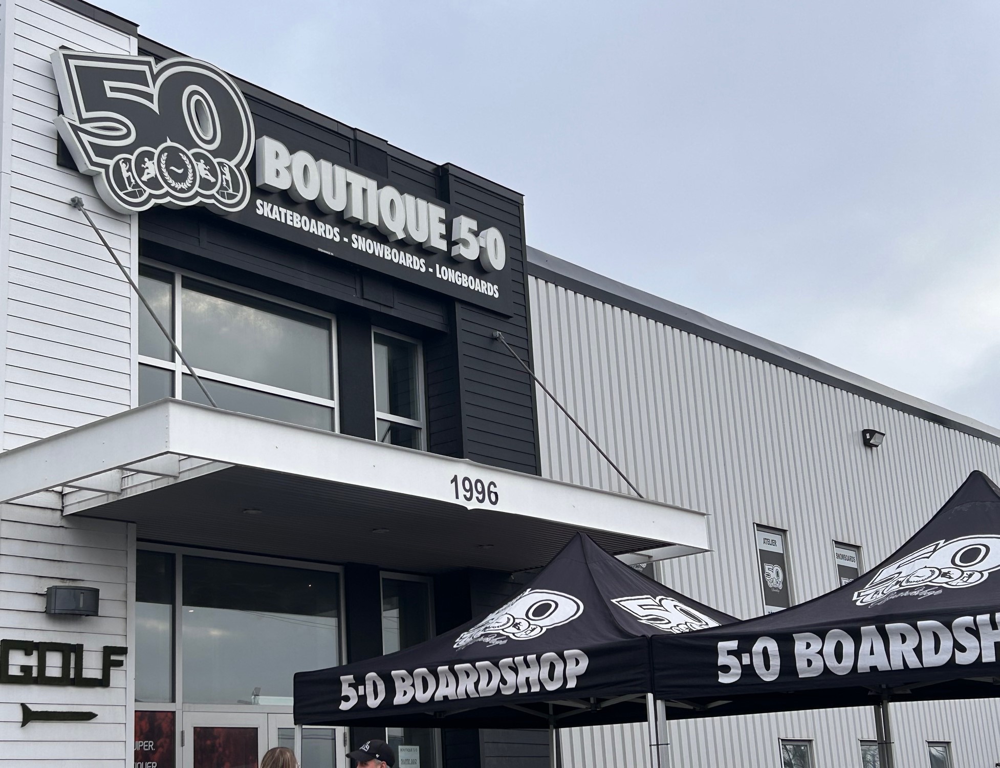 5-0 Boardshop change d’adresse