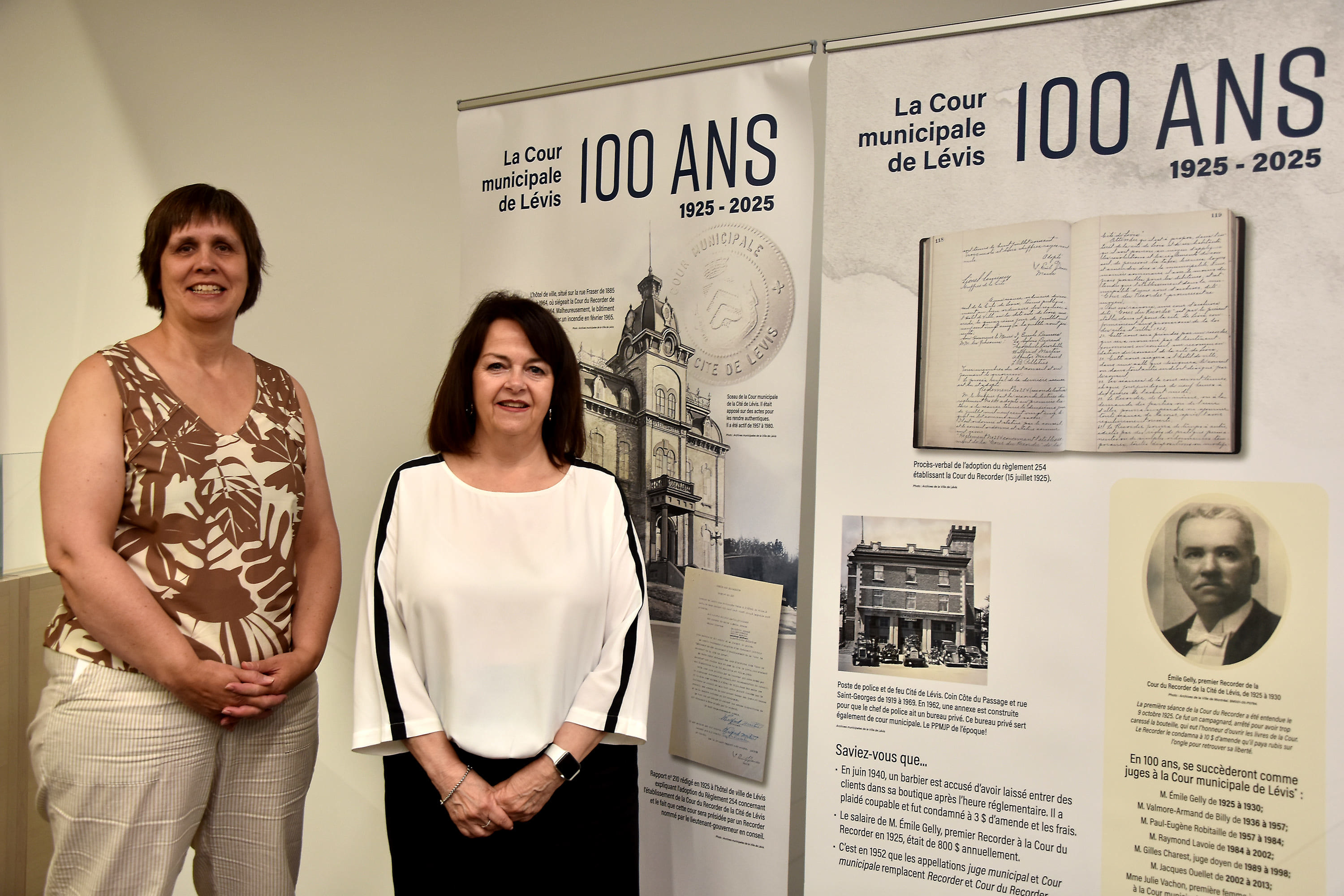 La cour municipale de Lévis a 100 ans