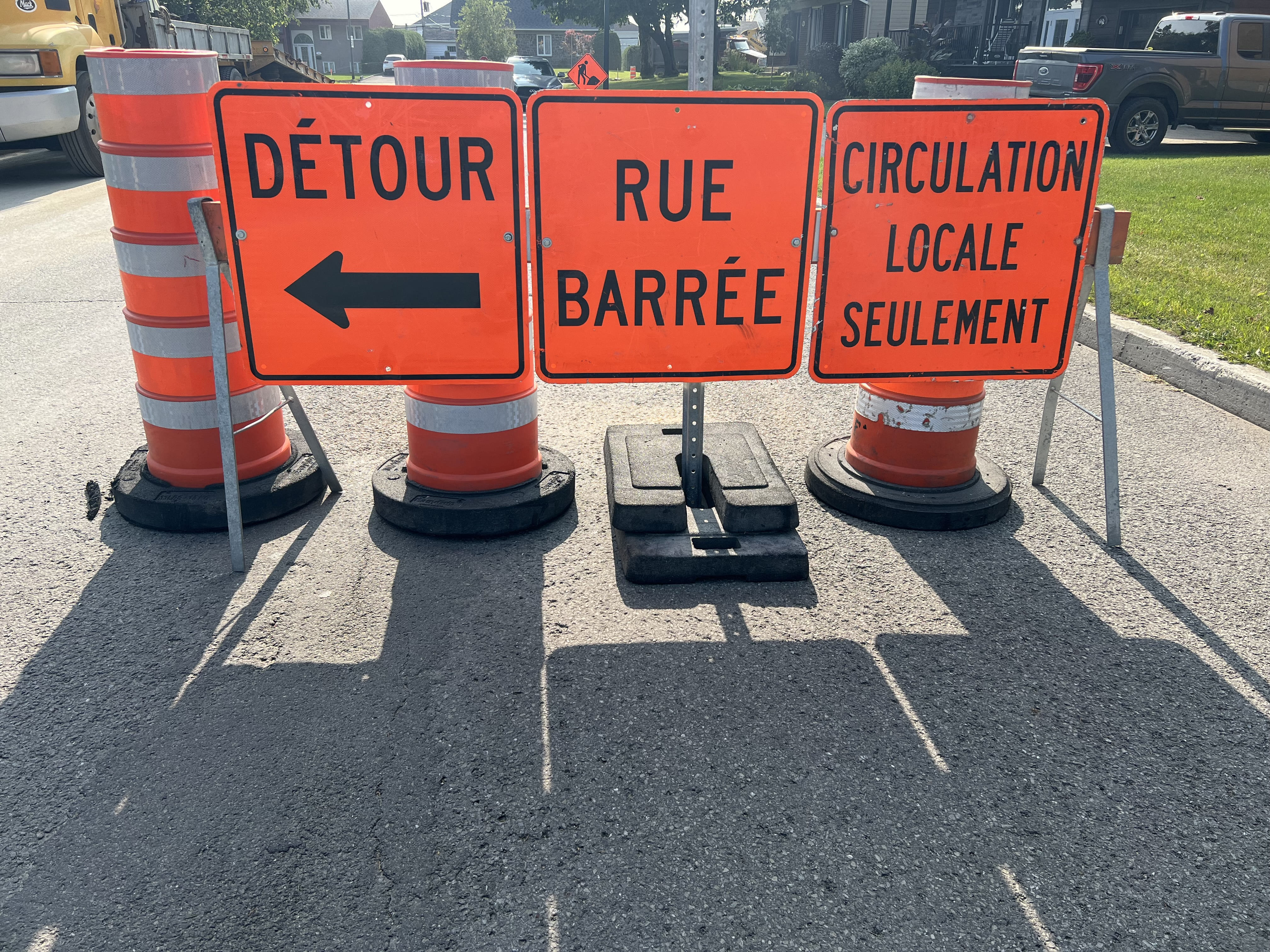 Entraves routières à venir