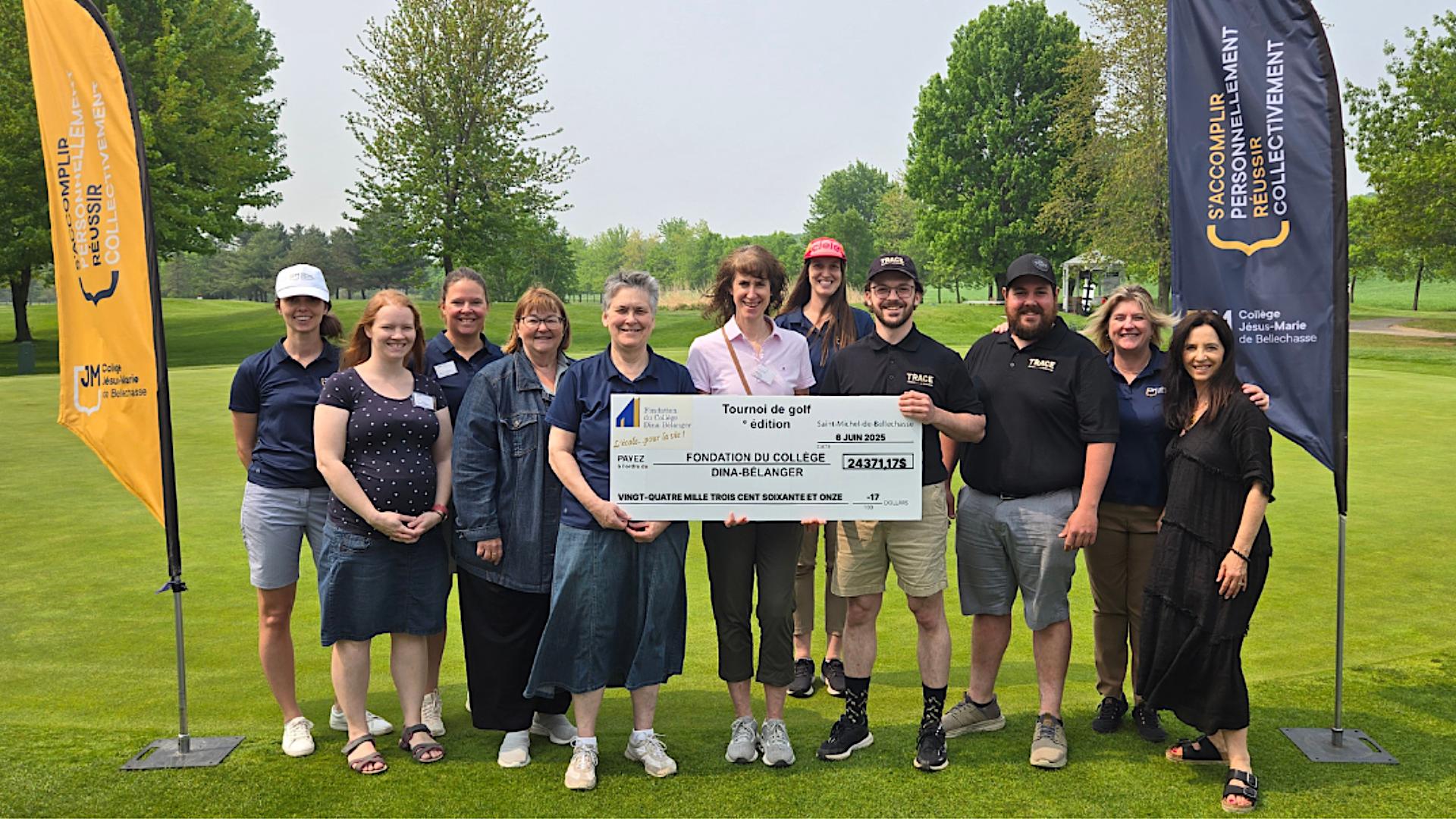 Un généreux tournoi de golf pour la Fondation du CJMB