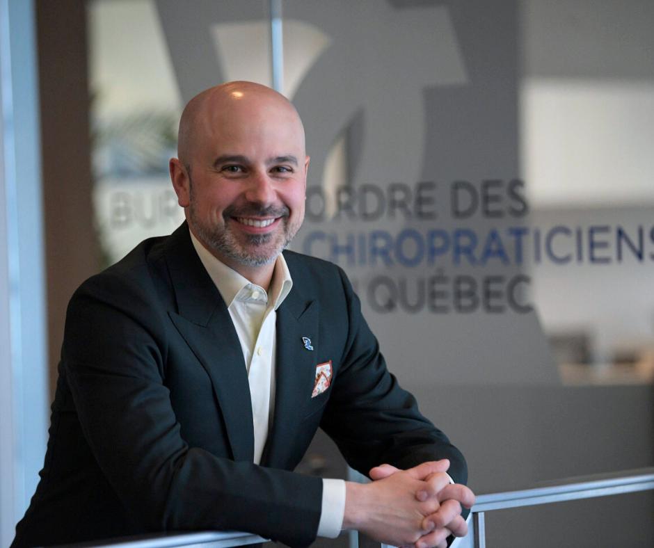 Un Lévisien réélu à la présidence de l’Ordre des chiropraticiens du Québec