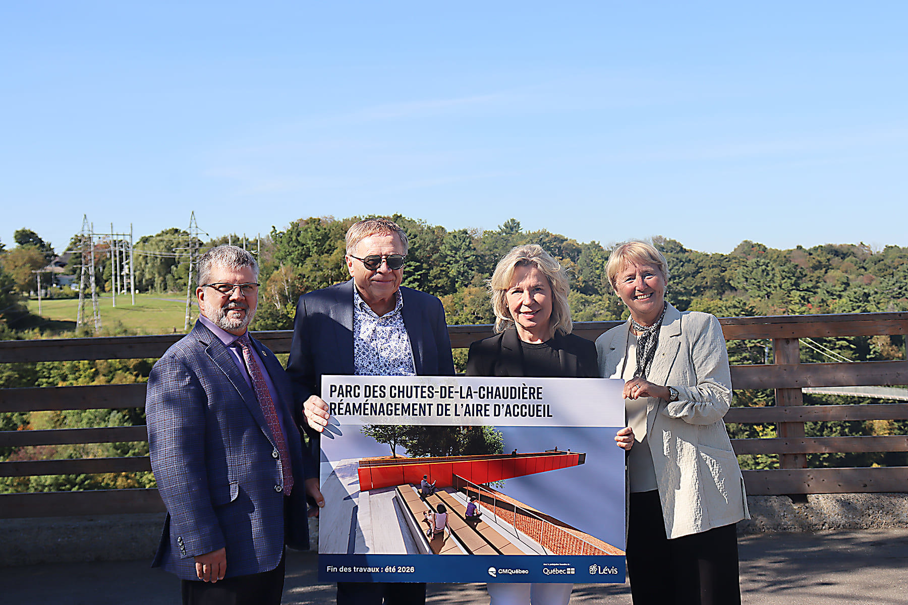 Investissement de 4,4 M$ pour le parc des Chutes-de-la-Chaudière