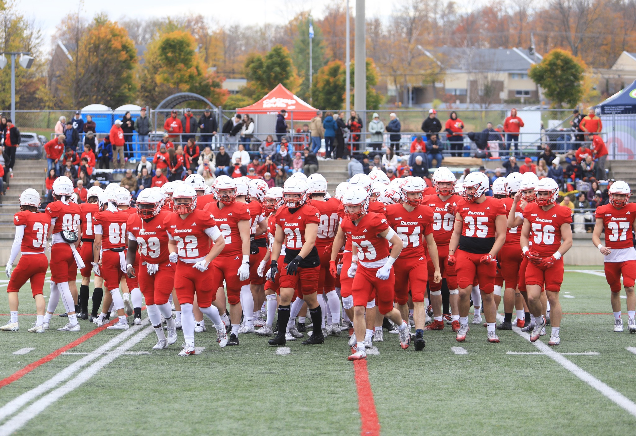 Les Faucons perdent leur dernier match de saison régulière