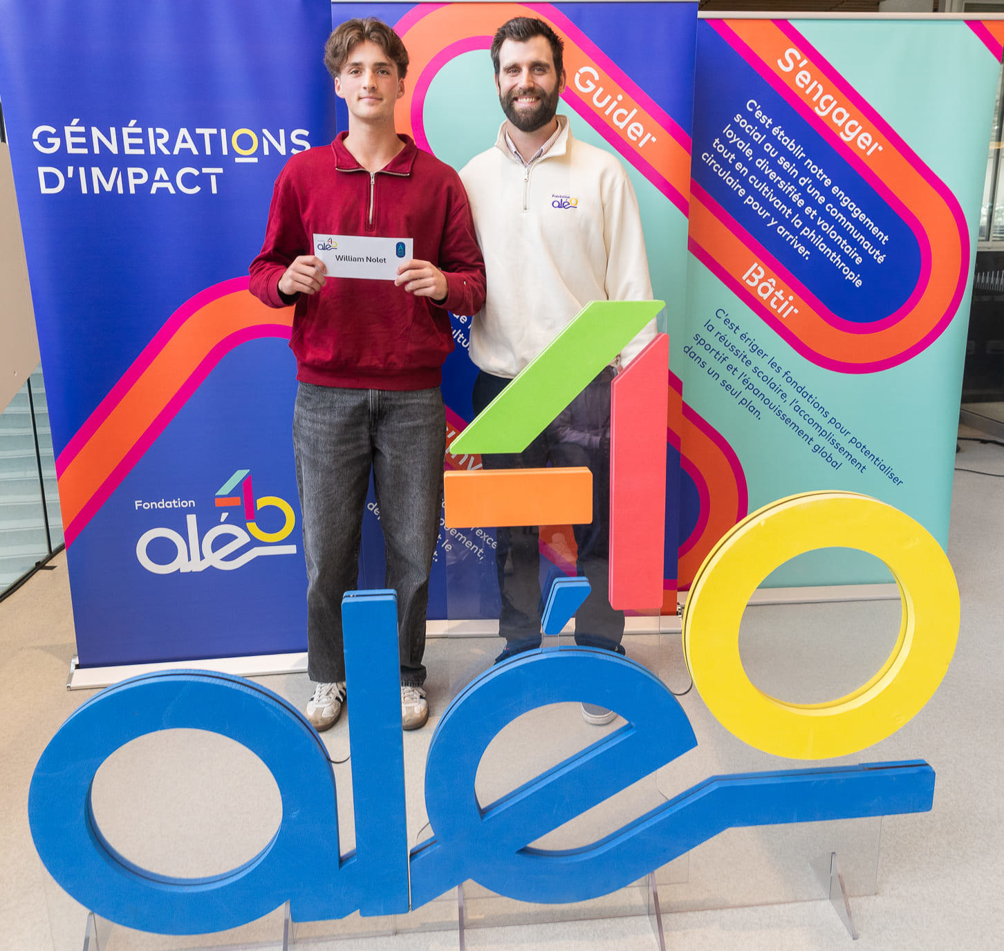 Une bourse pour William Nolet