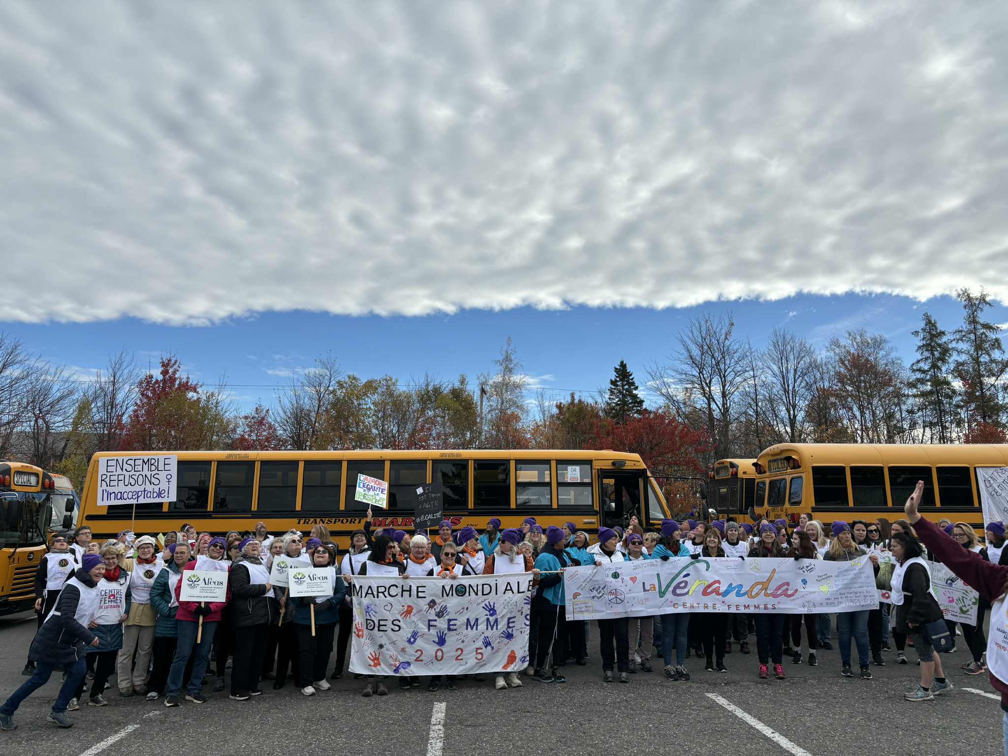La Marche mondiale des femmes réunit 500 participantes 