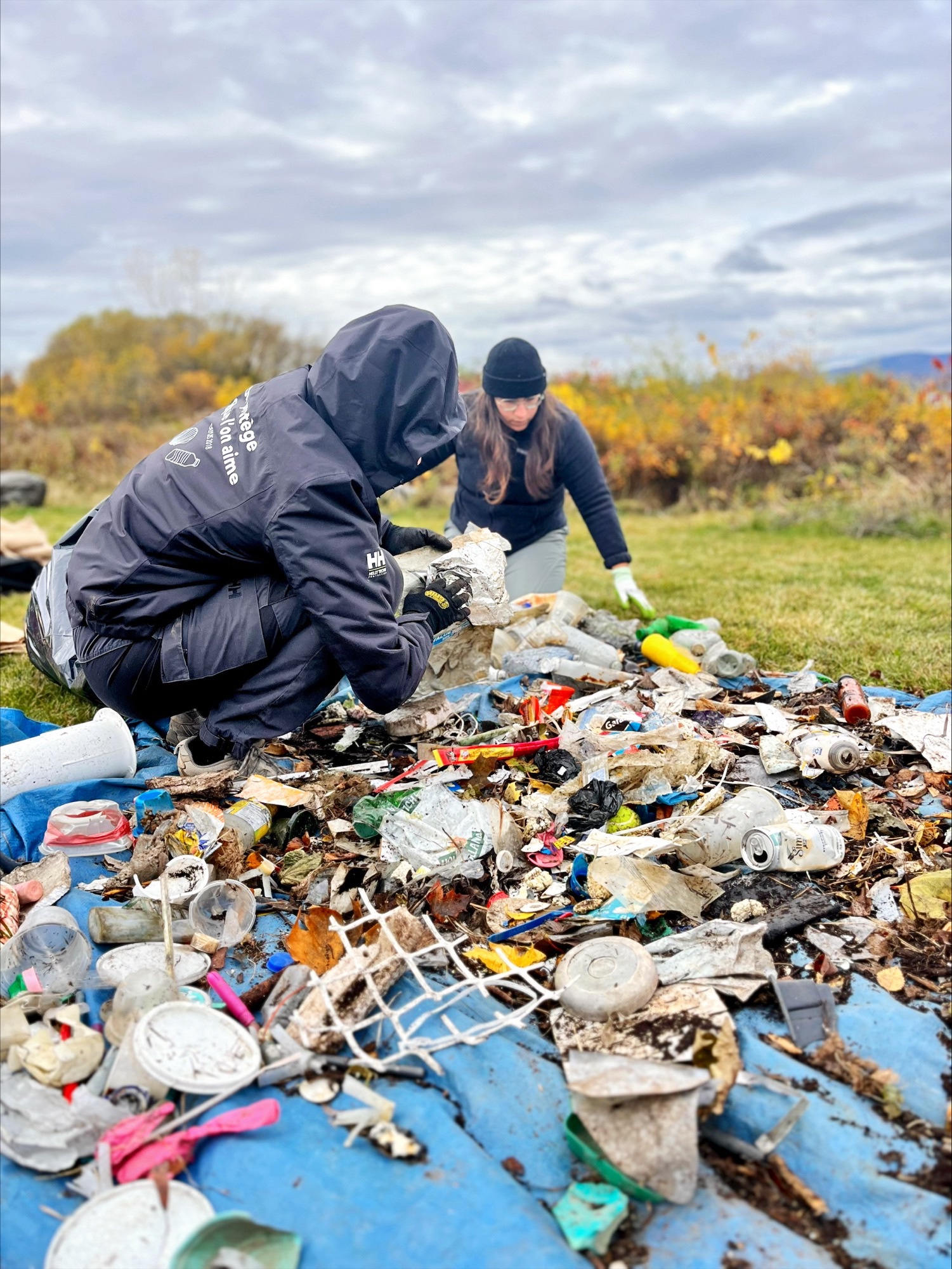 Nettoyage des berges de la rivière Etchemin