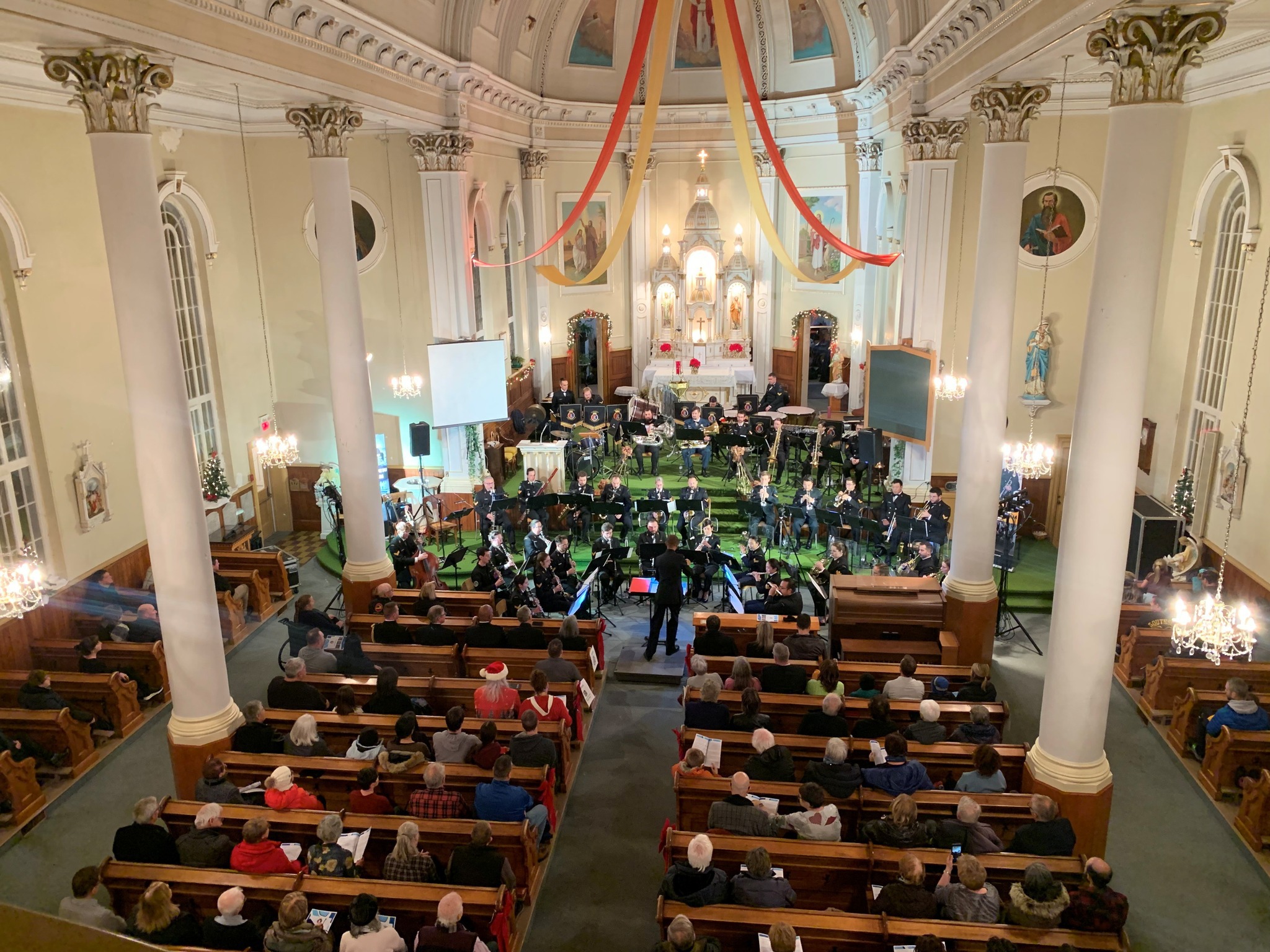 La musique du NCSM Montcalm à Saint-Patrice-de-Beaurivage