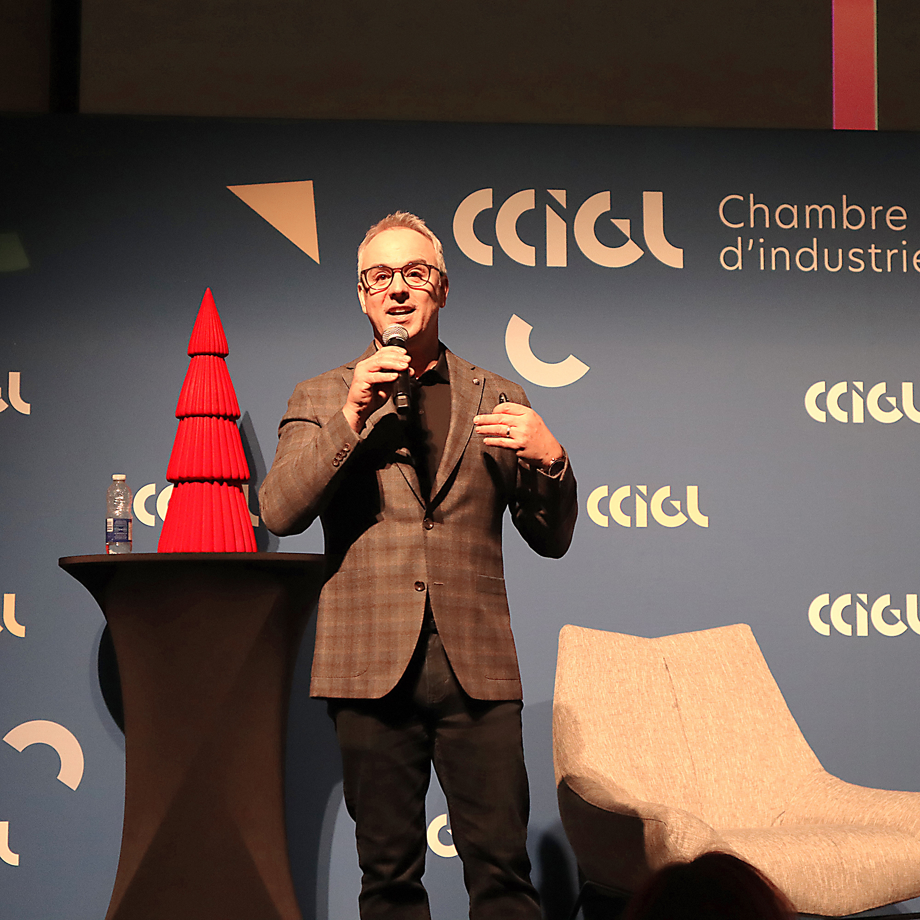 La CCIGL reçoit Gino Chouinard pour son Brunch de Noël