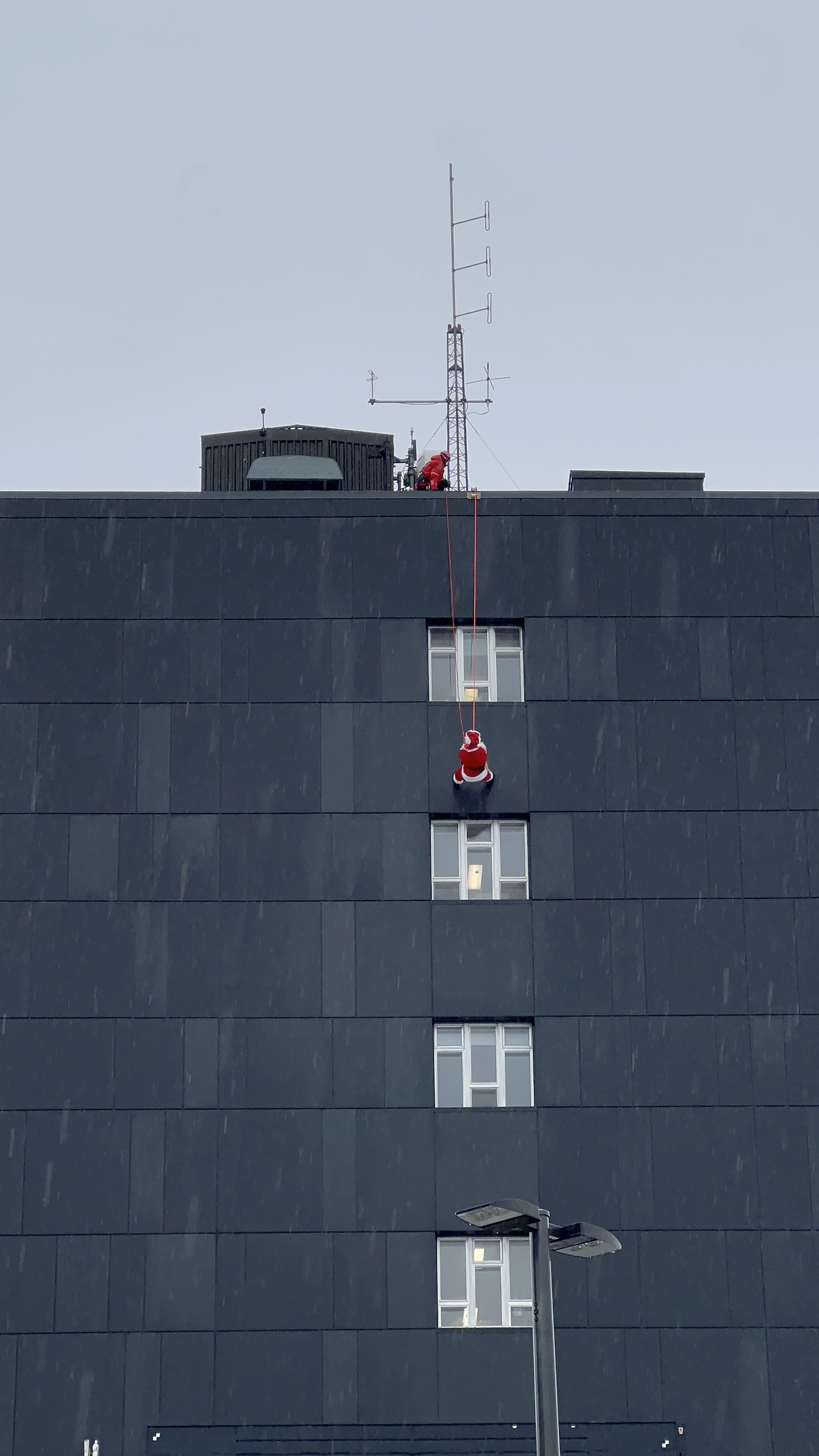 Le père Noël visite l’Hôtel-Dieu de Lévis