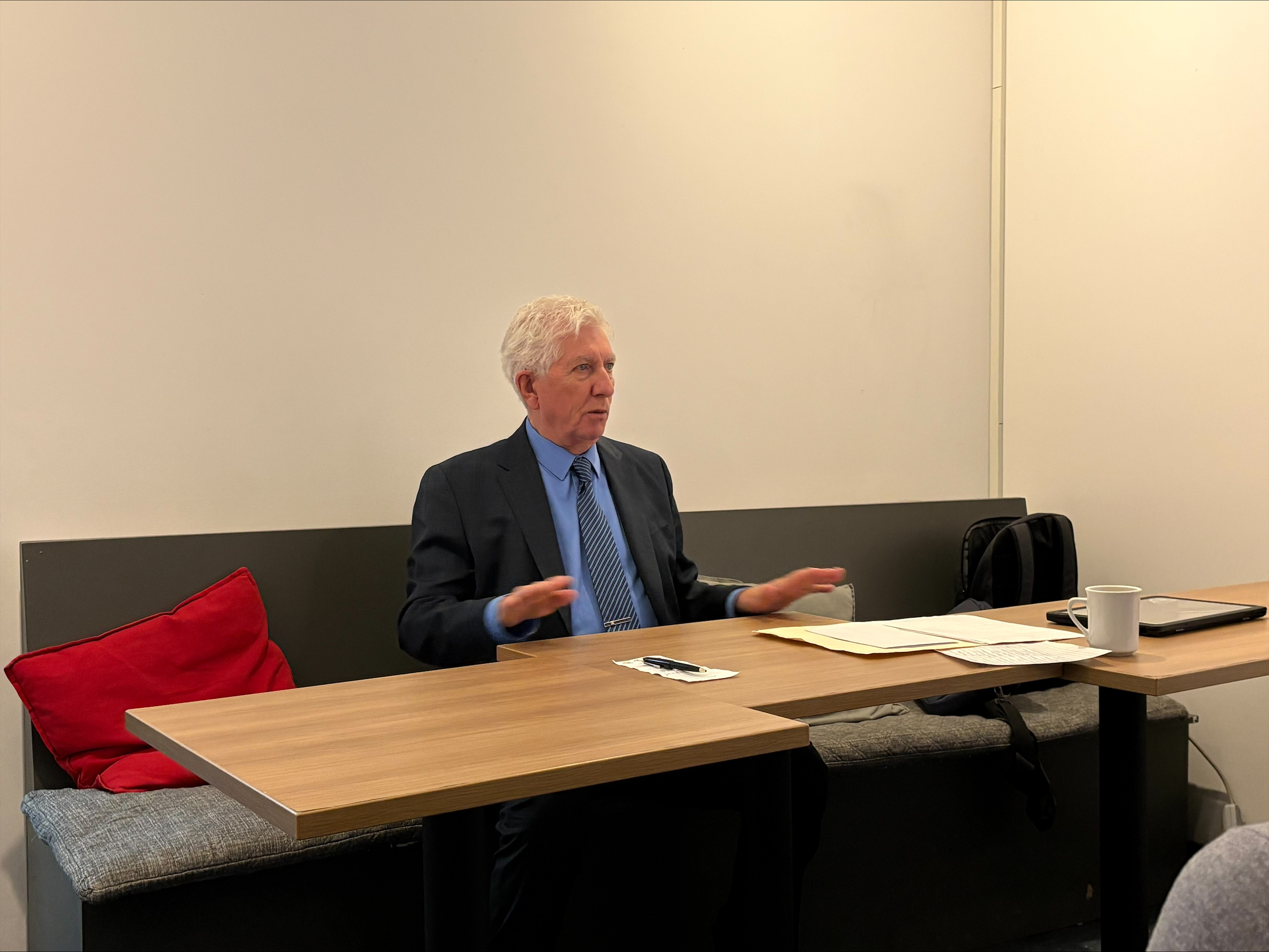 Gilles Duceppe de passage à Lévis