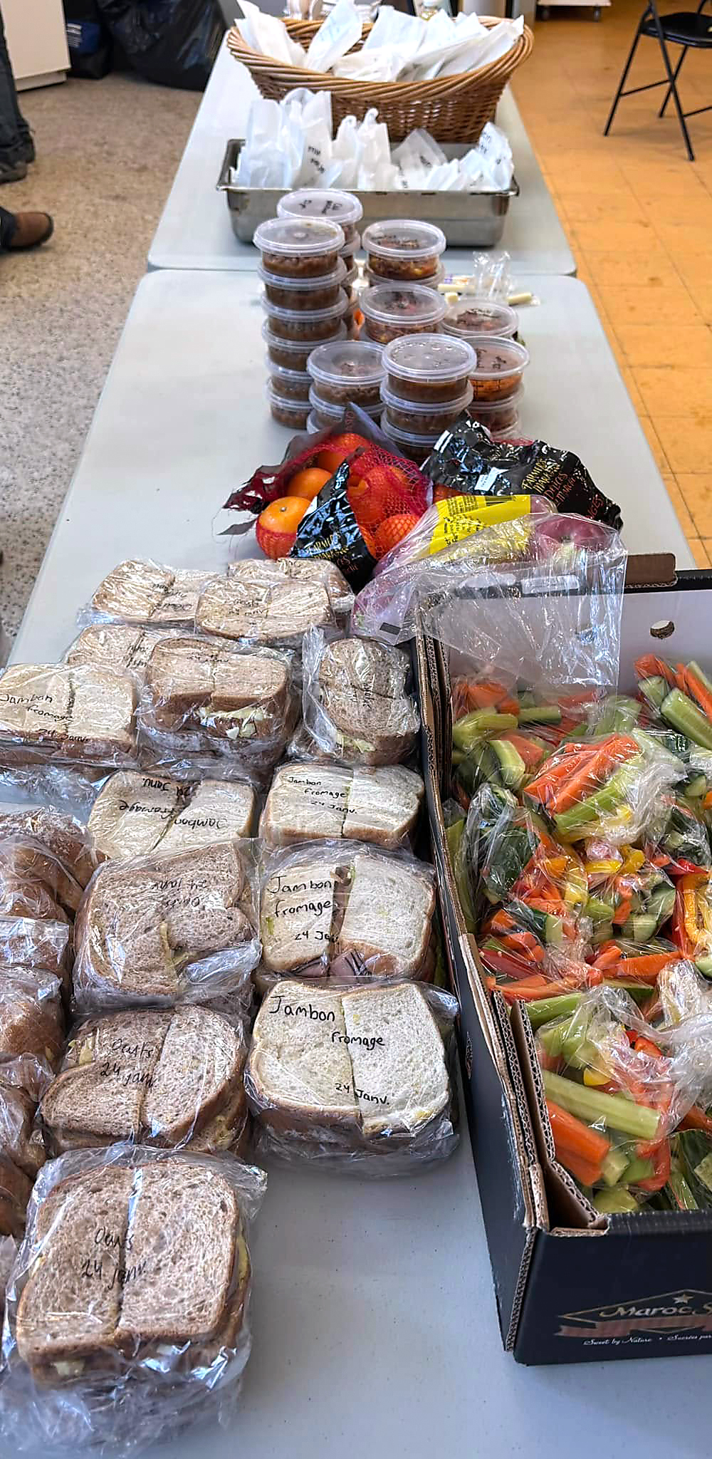 Cuisine partagée du JND : près de 600 repas remis