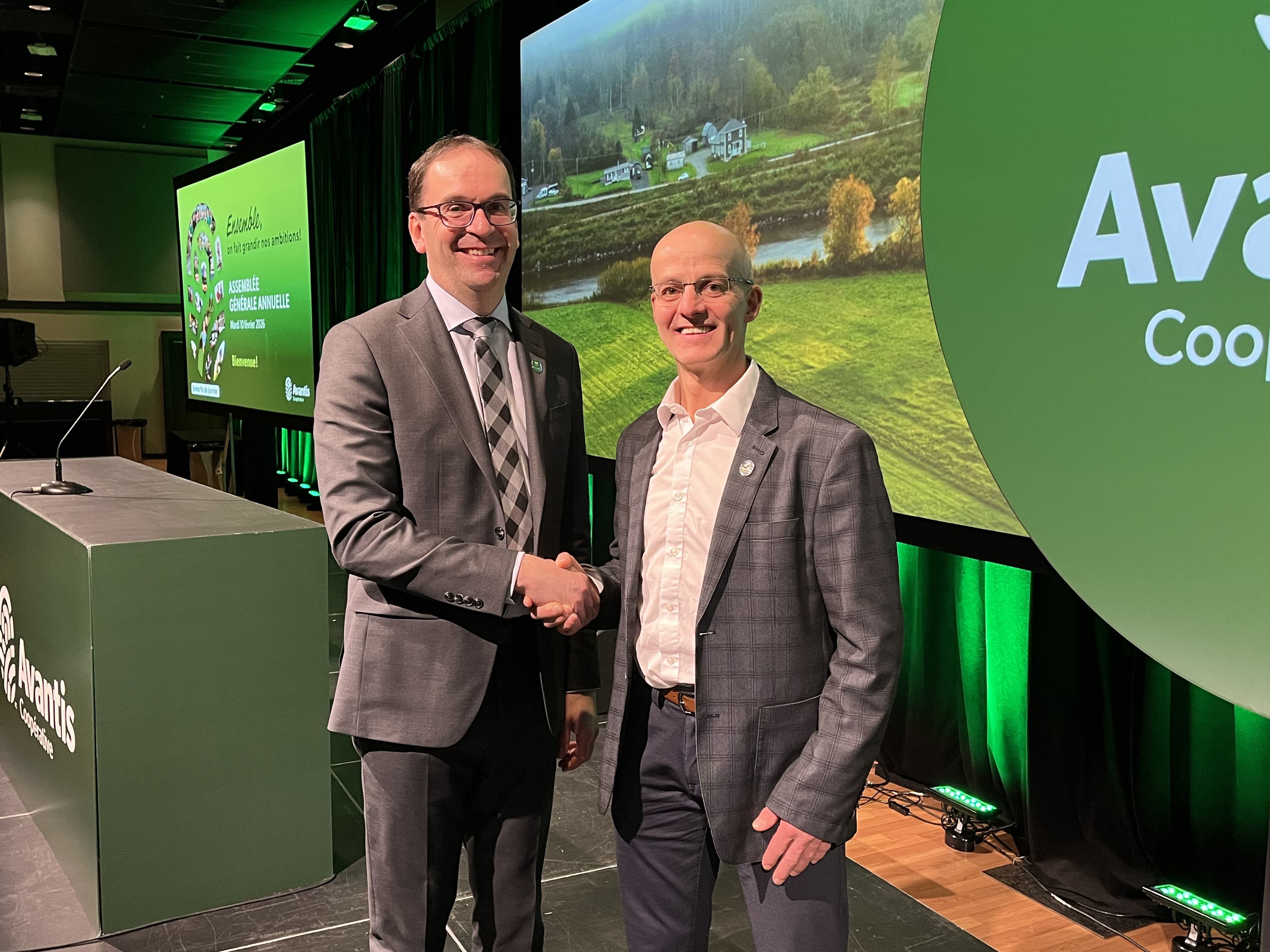 Les membres d’Avantis Coopérative recevront 1 M$ de plus en ristourne