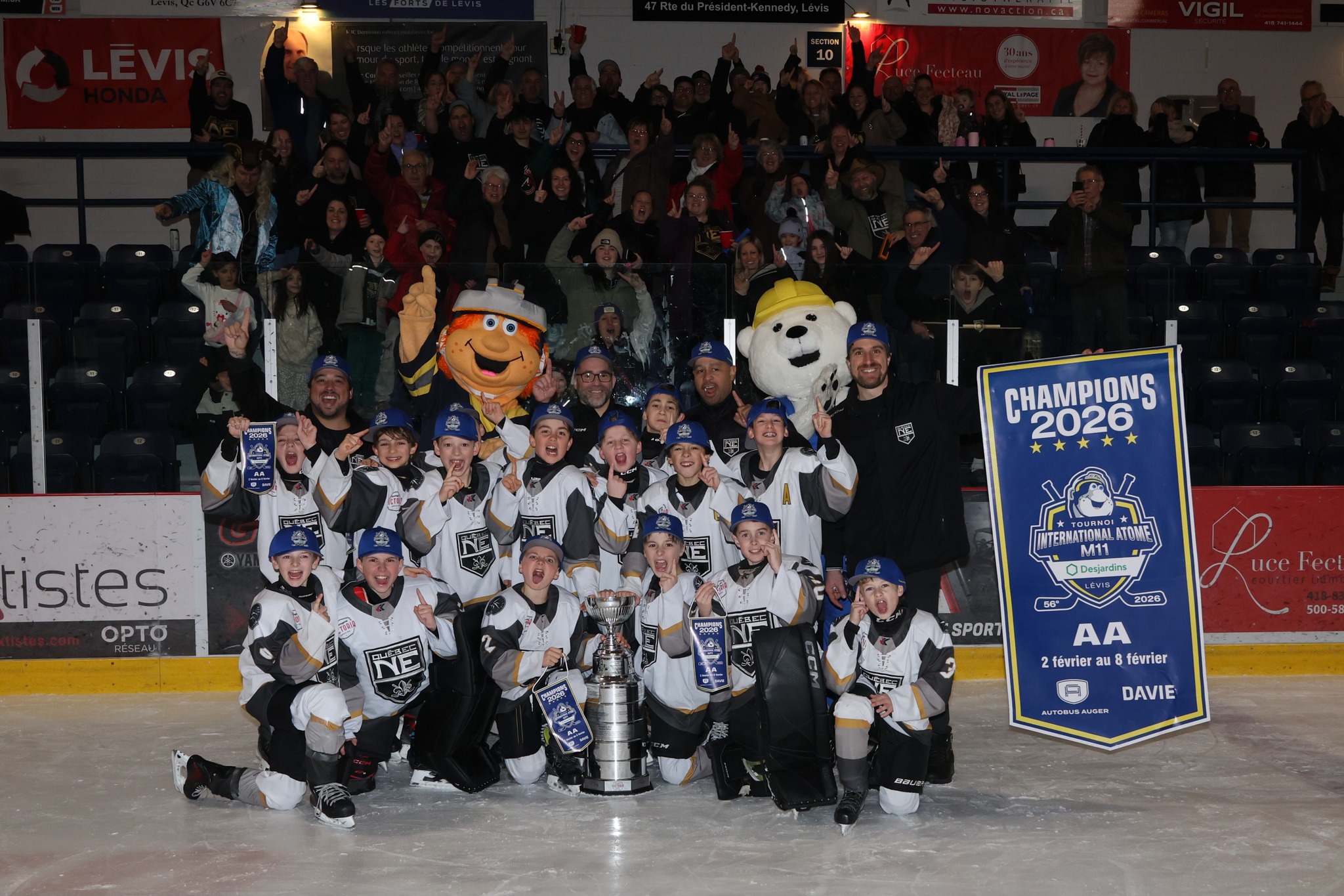 Nouvelle édition du tournoi atome de Lévis réussie