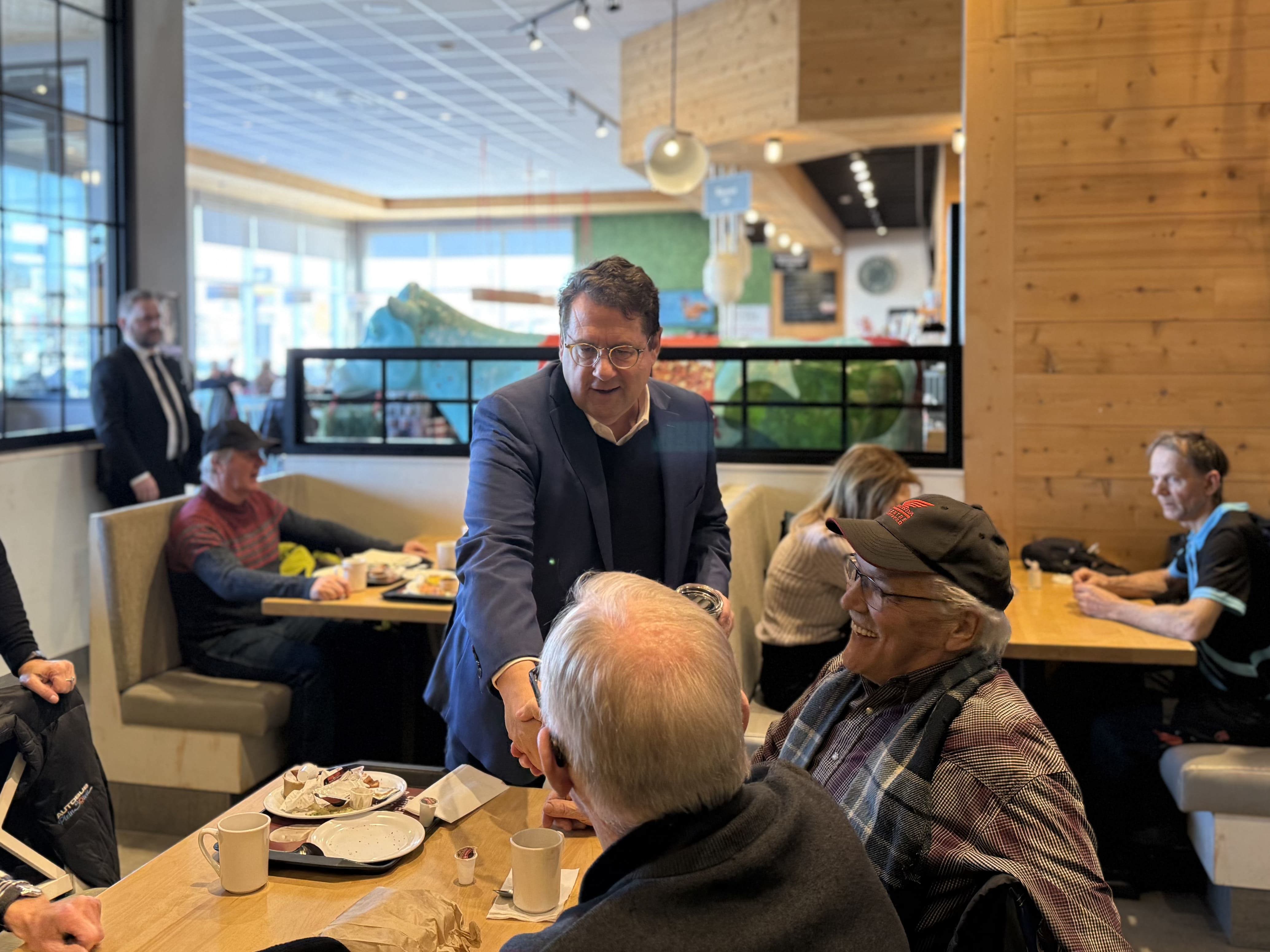 Bernard Drainville en visite dans Lotbinière-Frontenac