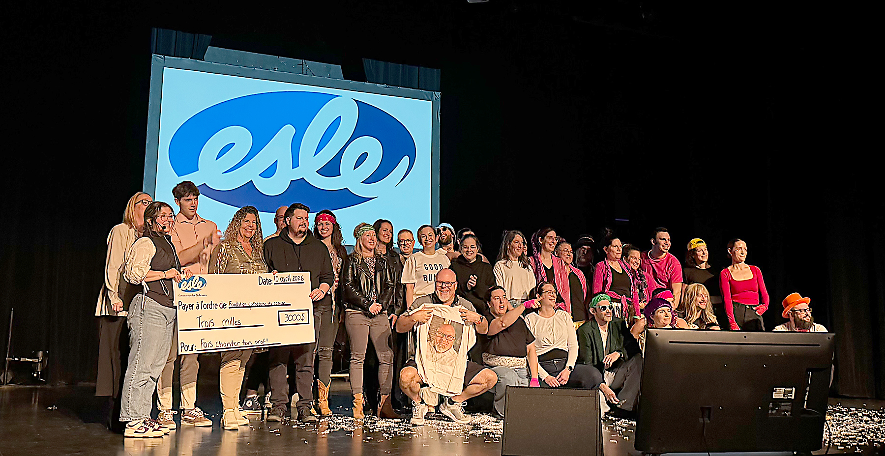 L’ESLE amasse 4 000 $ pour la cause