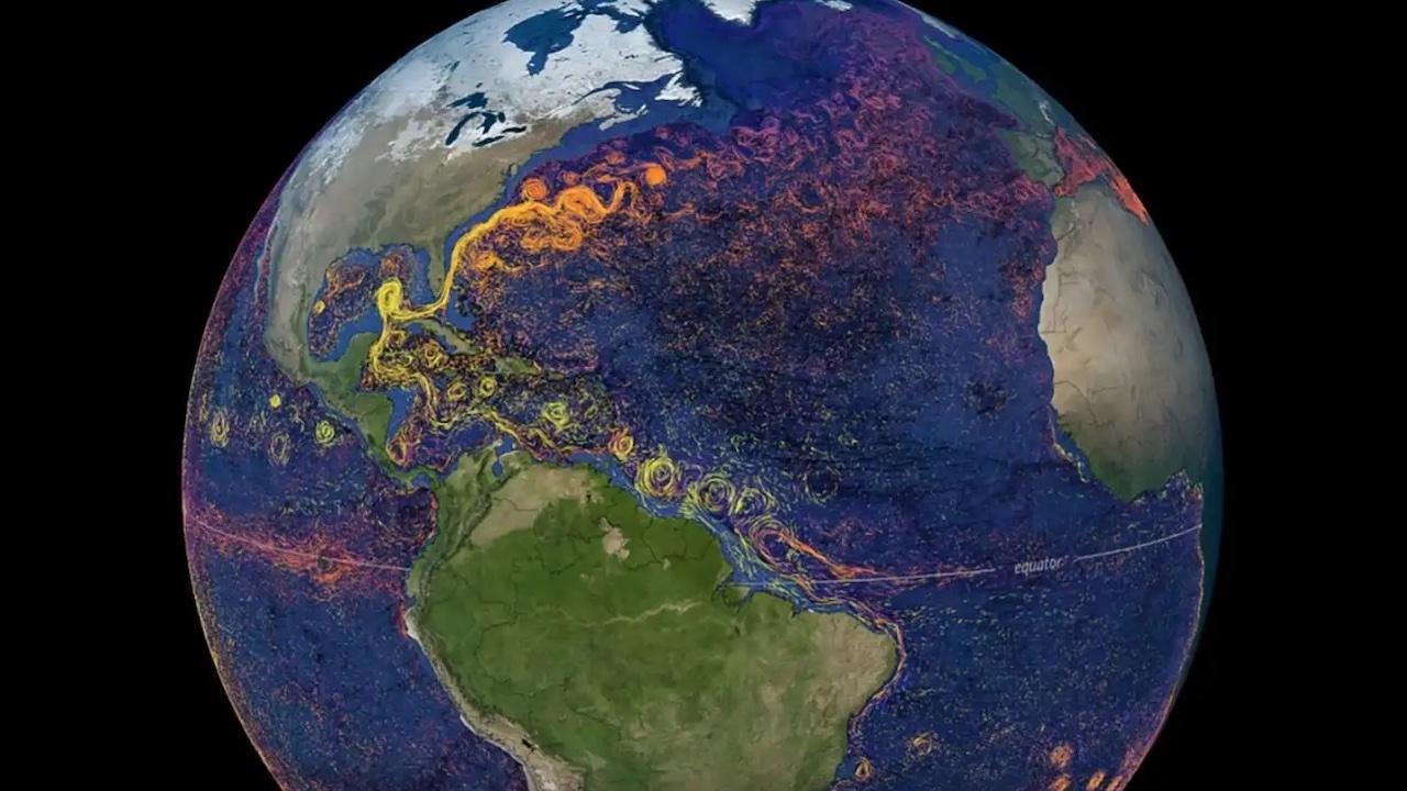 Ralentissement d’un courant océanique : de plus en plus visible