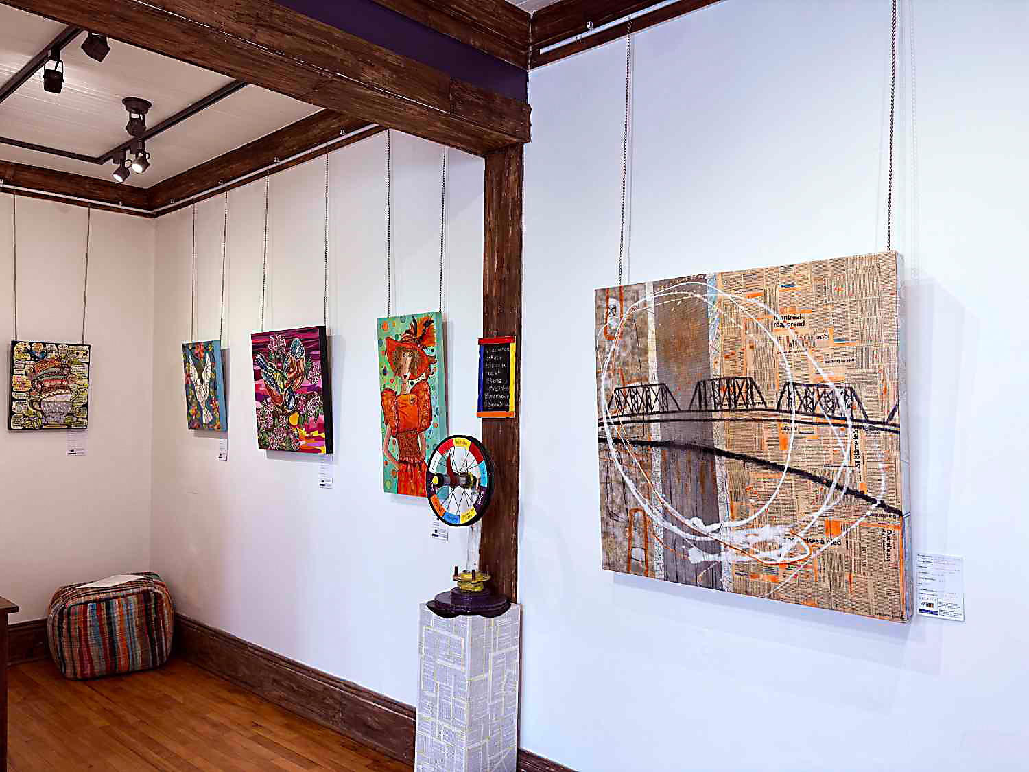 Ginette Ash s’expose à l’extérieur de Lévis