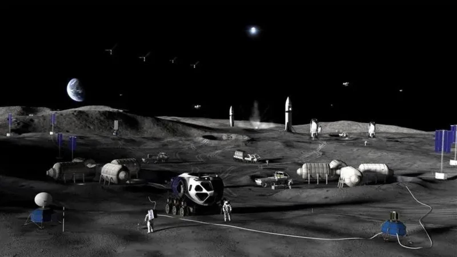 73 alunissages pour une base lunaire