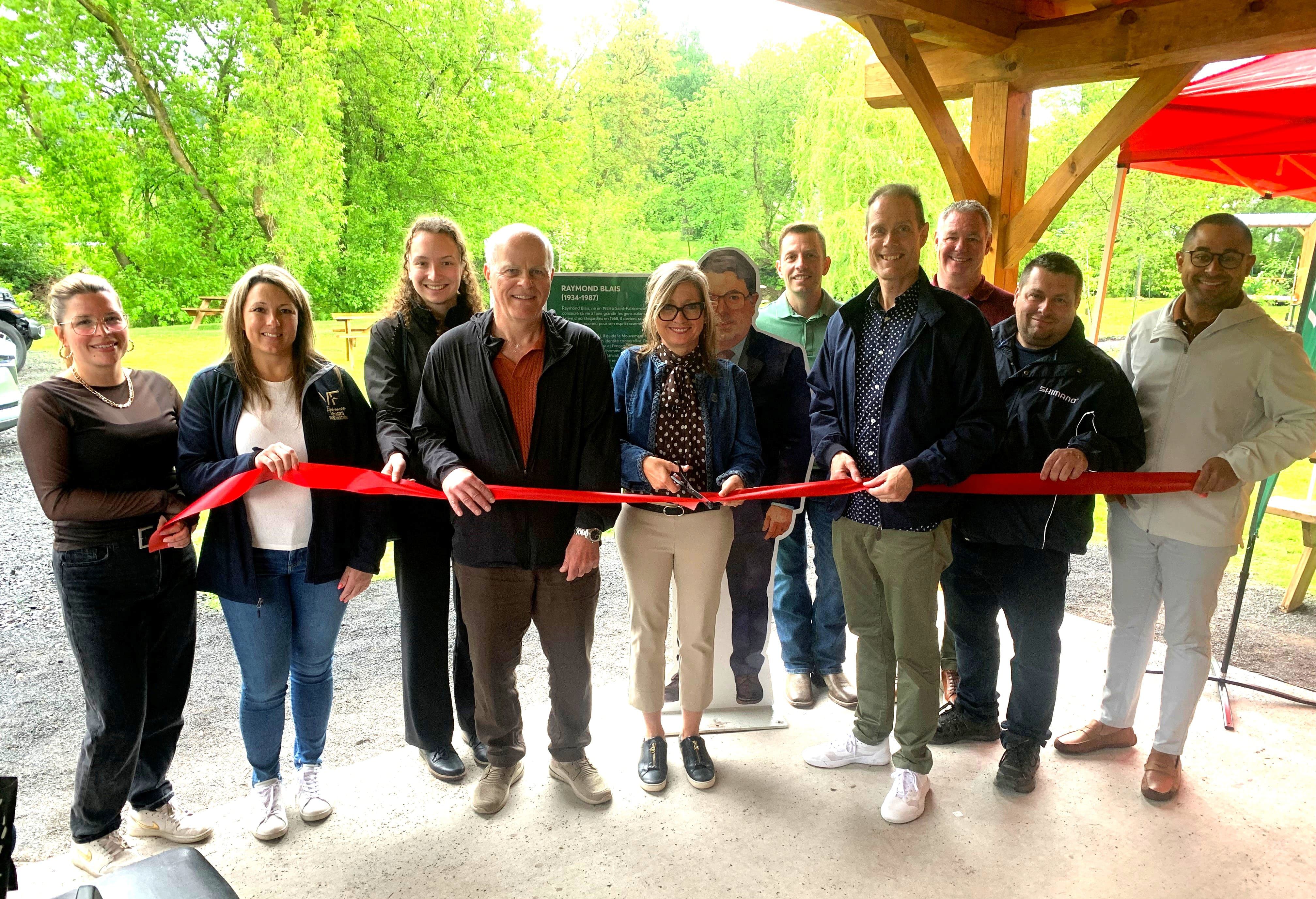 Inauguration du parc Raymond Blais