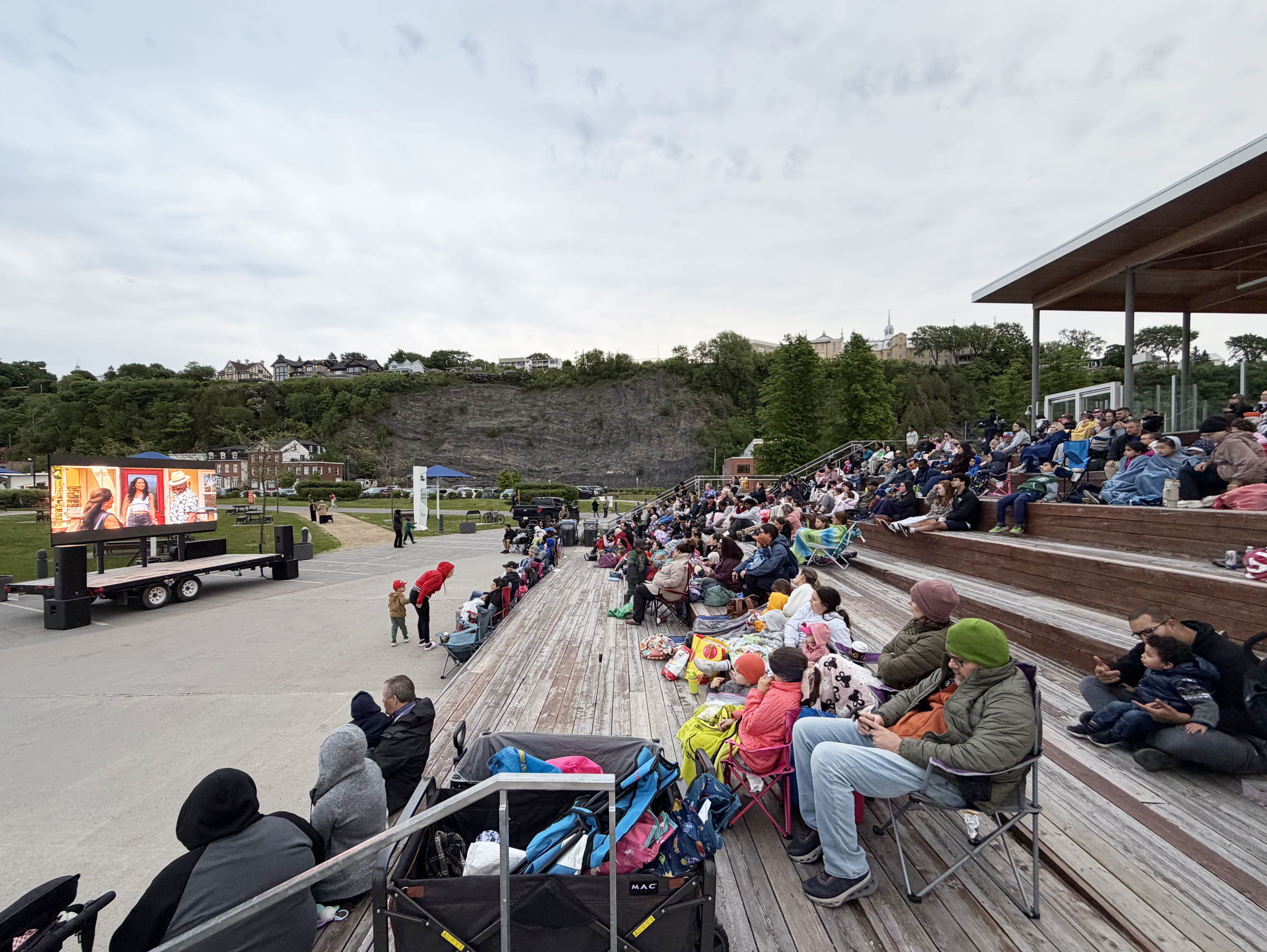 Du cinéma en plein air à Lévis