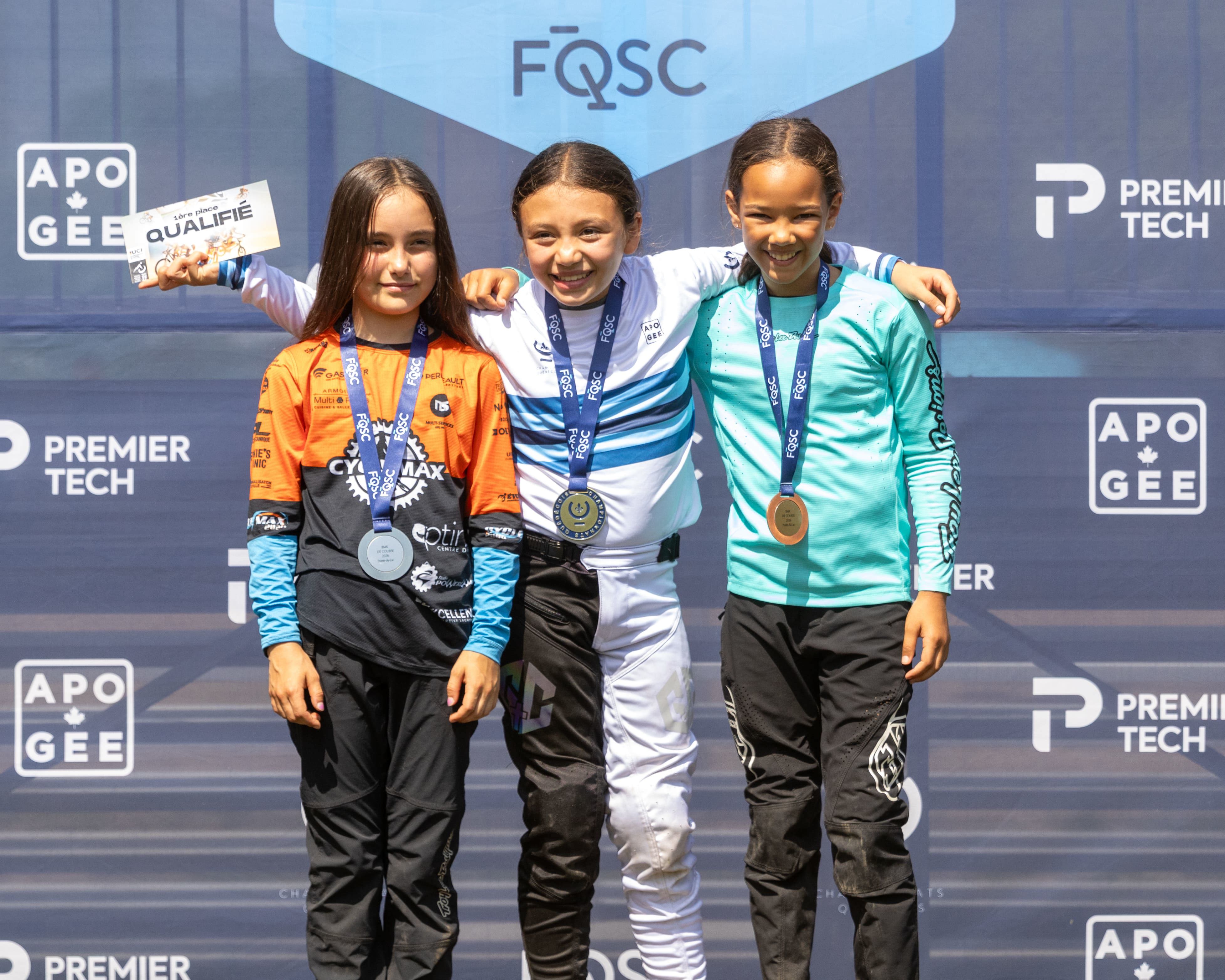 Une Gilloise médaillée aux Championnats de BMX