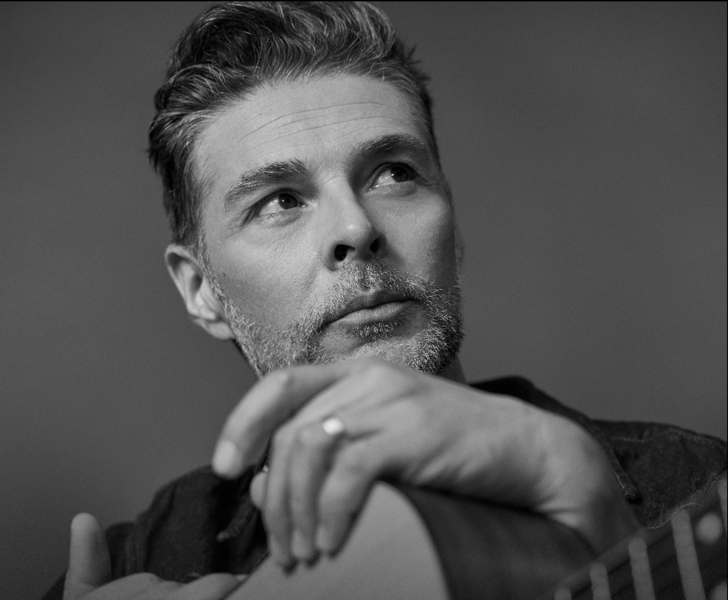Martin Giroux de passage au Moulin du Portage