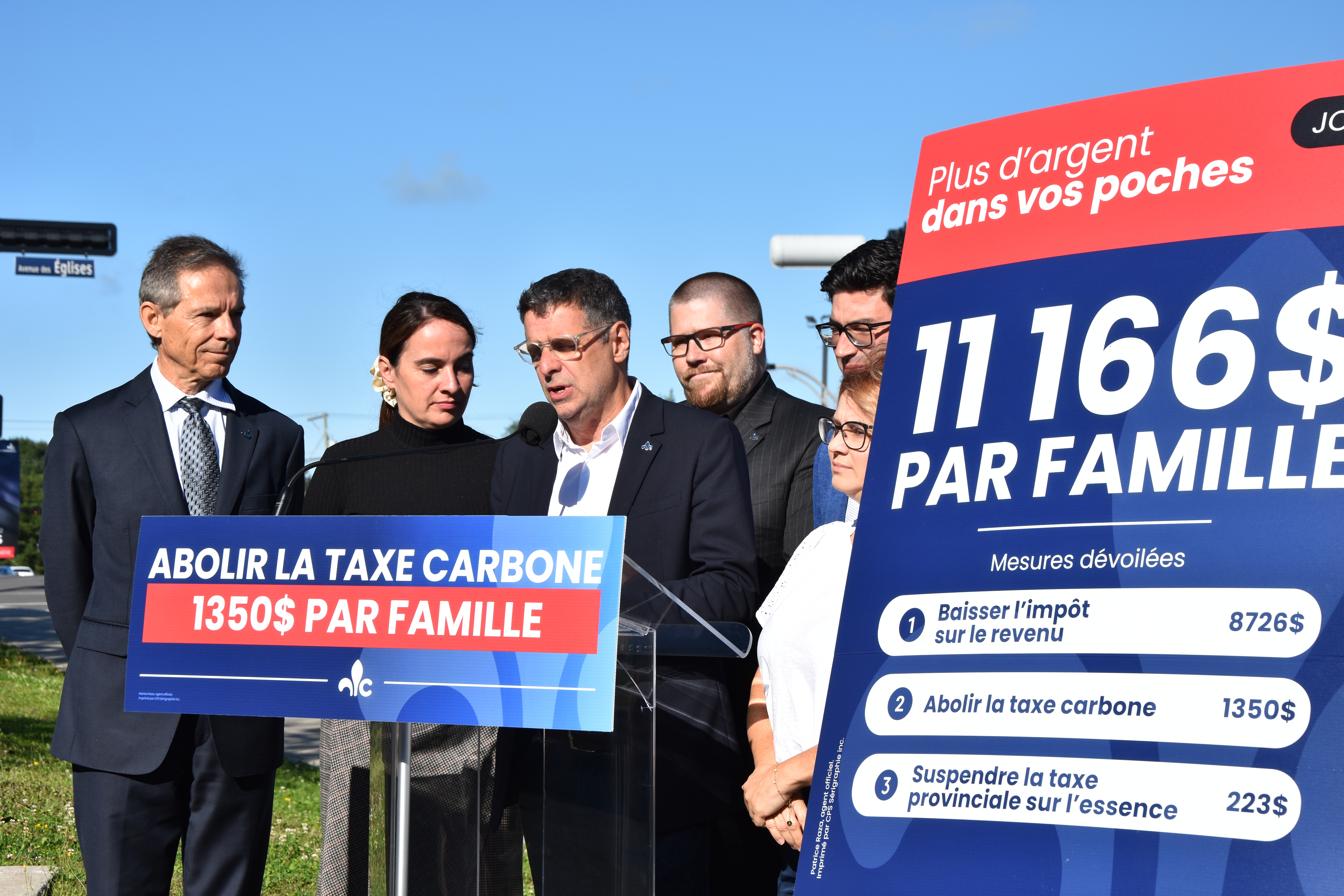 Éric Duhaime promet une baisse du prix de l’essence