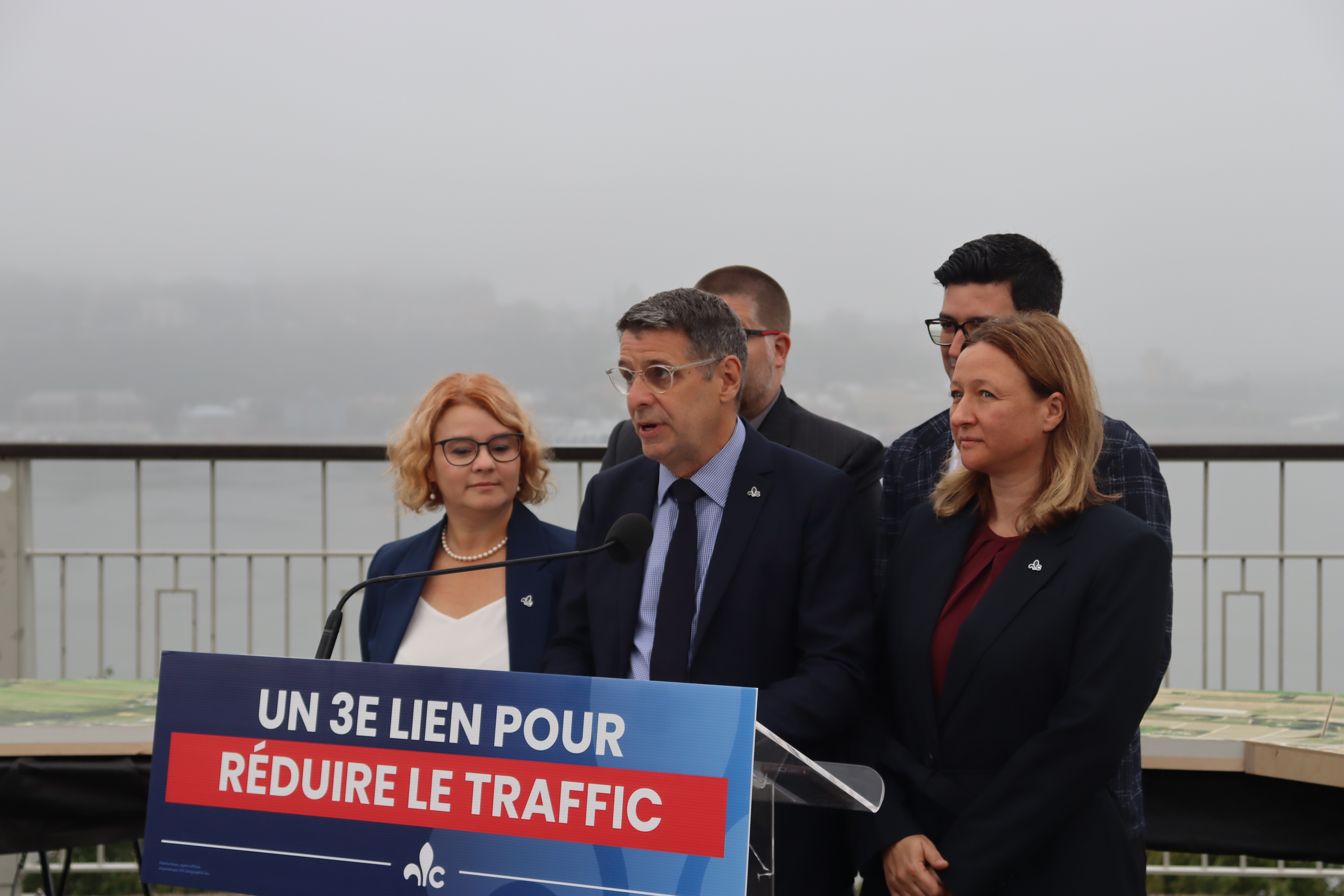 Le PCQ maintient son projet de troisième lien passant par l’île d’Orléans