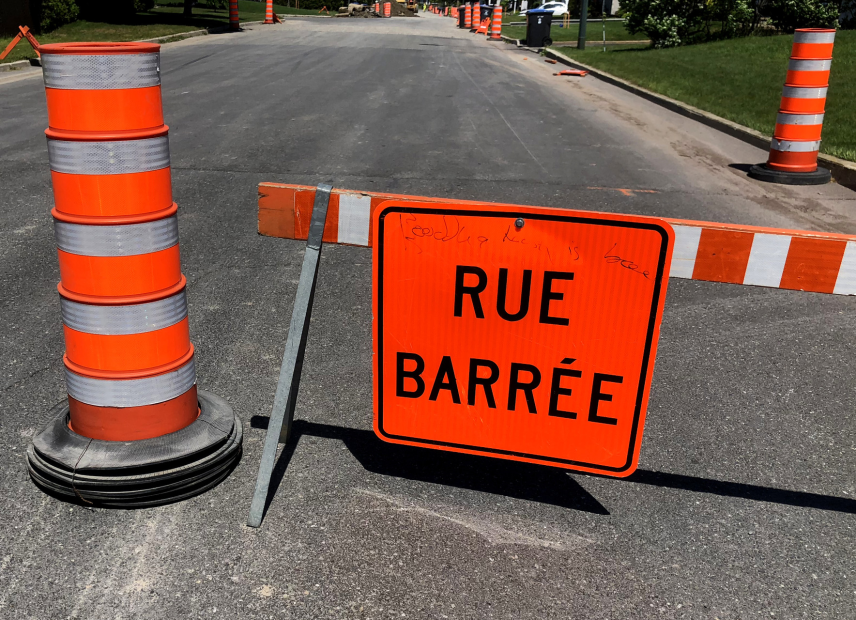 Fermeture d'une partie de la rue SaintLaurent